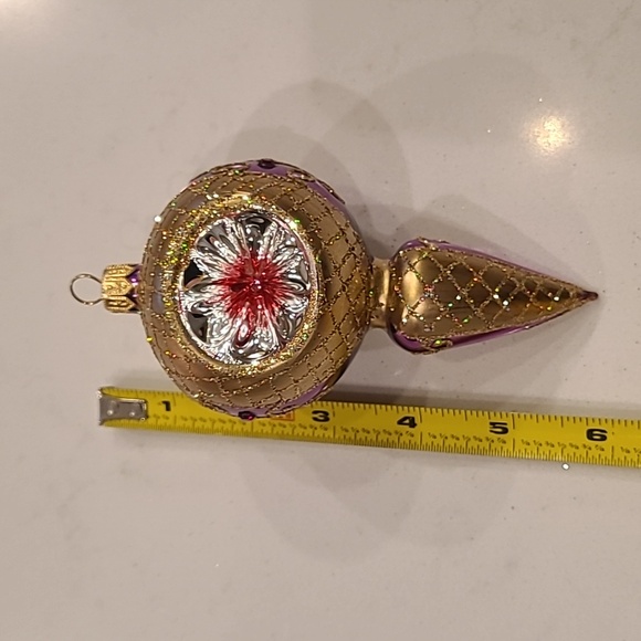 One Made in Poland Hand-blown Glass Ornament - Picture 2 of 6